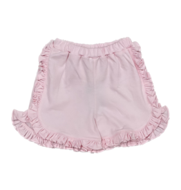 Lulu Bebe LLC Pima Ruffle Short Pink