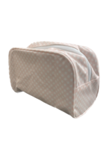 Apple of My Isla The Dopp Kit, Pink Gingham