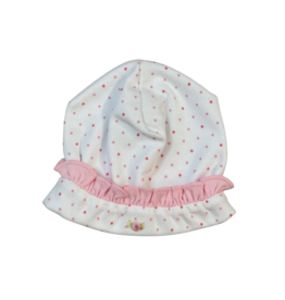 Magnolia Baby Grace's Classics Ruffle Embroidered Hat Pink