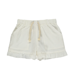 Vignette Brynlee Ruffle Shorts White