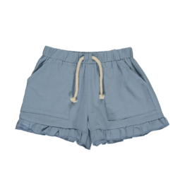 Vignette Brynlee Ruffle Shorts Blue