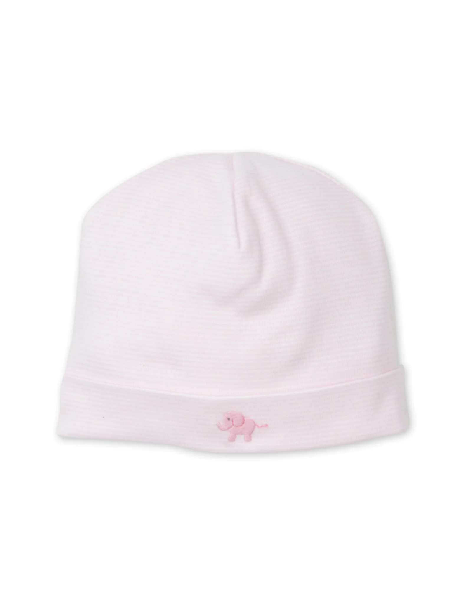 Kissy Kissy Jungle Jury Light Pink Stripe Hat w/ Hand Embroidery
