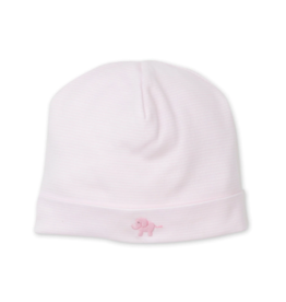 Kissy Kissy Jungle Jury Light Pink Stripe Hat w/ Hand Embroidery