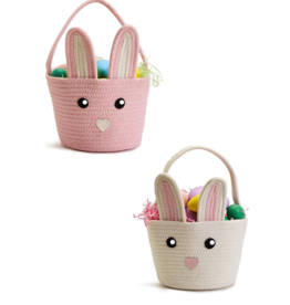 Two's Company Basket Weave Bunny