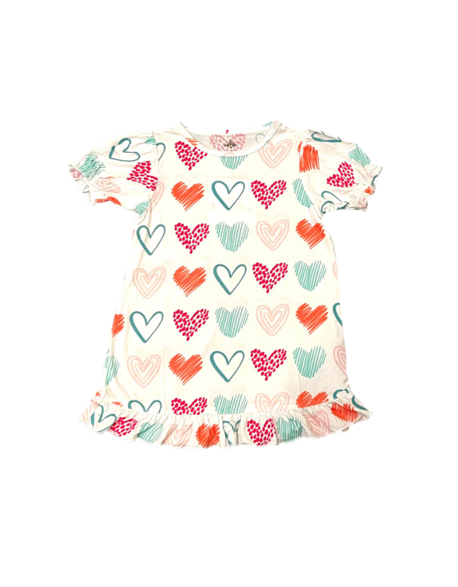 Belle Cher Hearts Bamboo Play Dress
