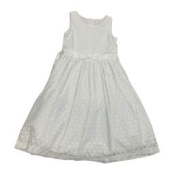 Lito Embroidered Cotton T-Legth Dress