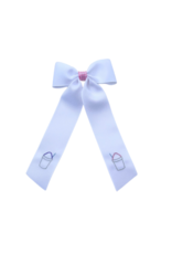Sew Sweet Snowball Bow 1.5" White Ribbon