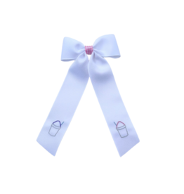 Sew Sweet Snowball Bow 1.5" White Ribbon