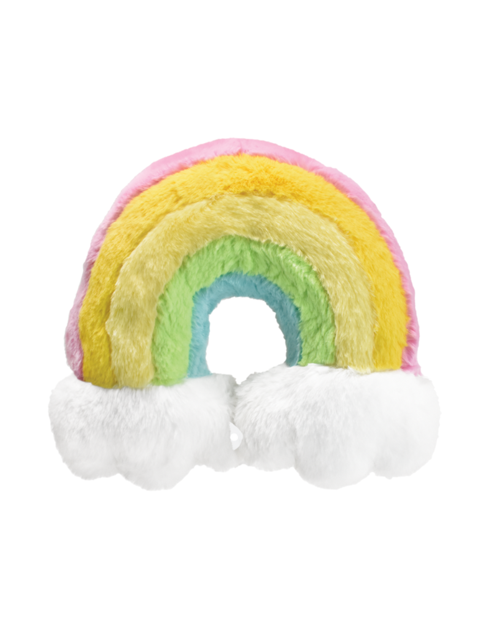 Iscream Rainbow Furry Neck Pillow