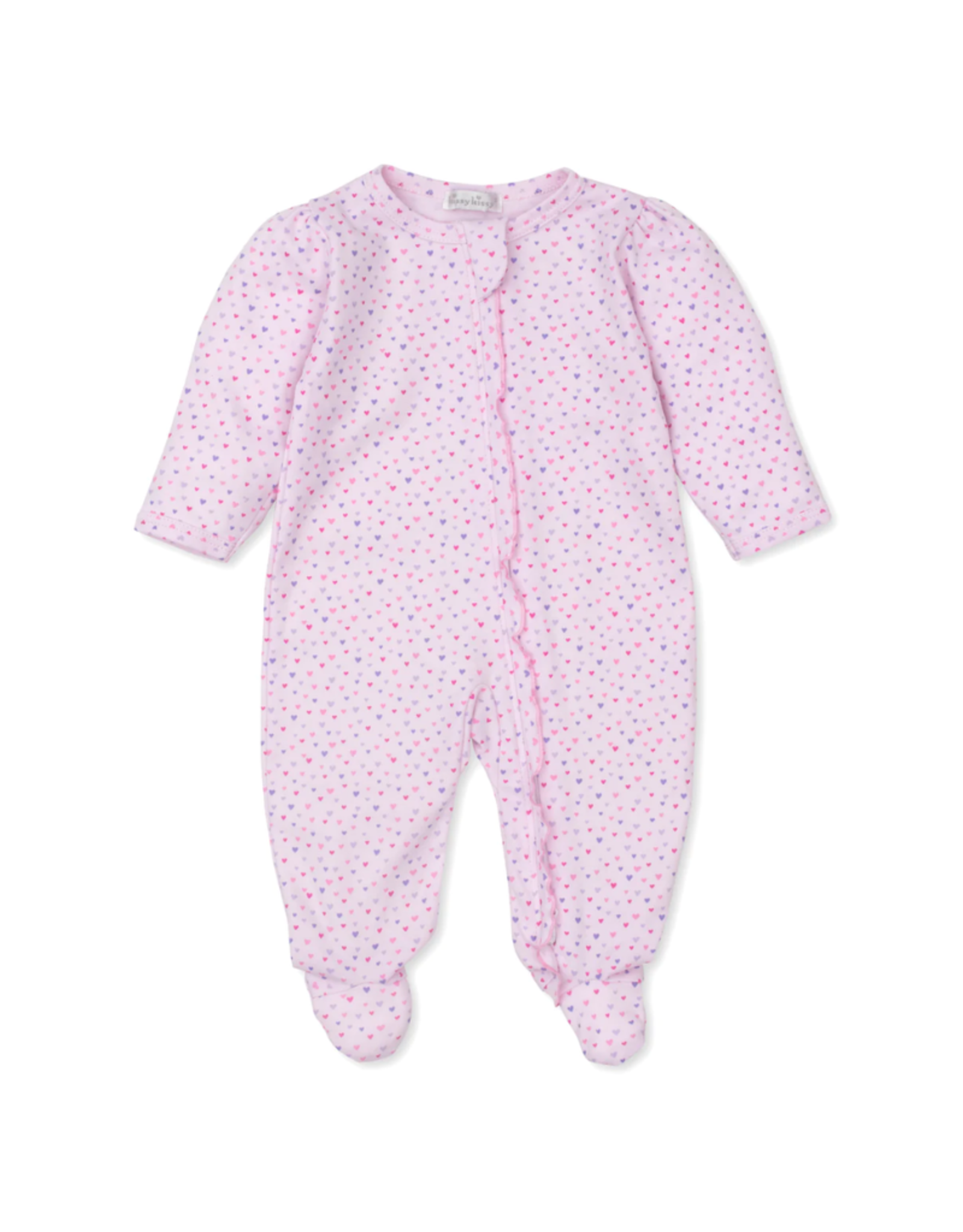 Kissy Kissy Castles in the Clouds Zippered Footie with Ruffle