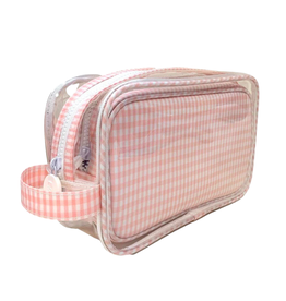 TRVL Design Clear Travel Duo Taffy Gingham