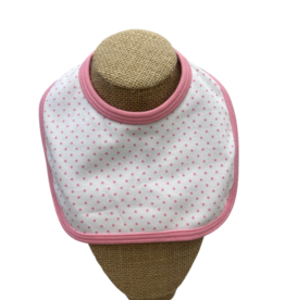 The Beaufort Bonnet Company Bellyful Bib Hamptons Hot Pink Micro Dot The Beaufort Bonnet Company Bellyful Bib Hamptons Hot Pink Micro Dot