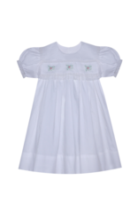 White Laura Beth Dress with Hollies