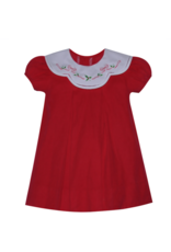 Red Ella Dress with Hollies