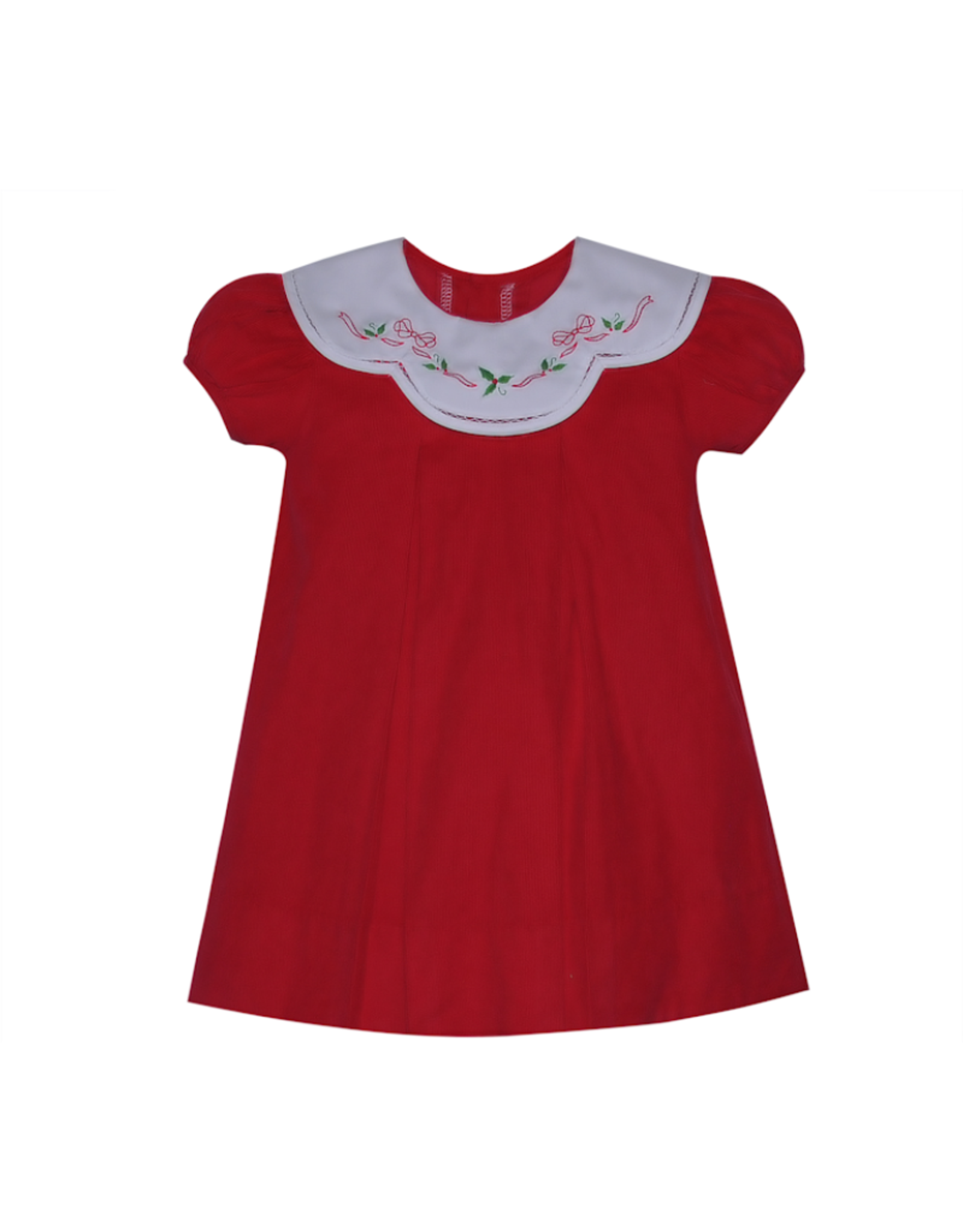 Red Ella Dress with Hollies