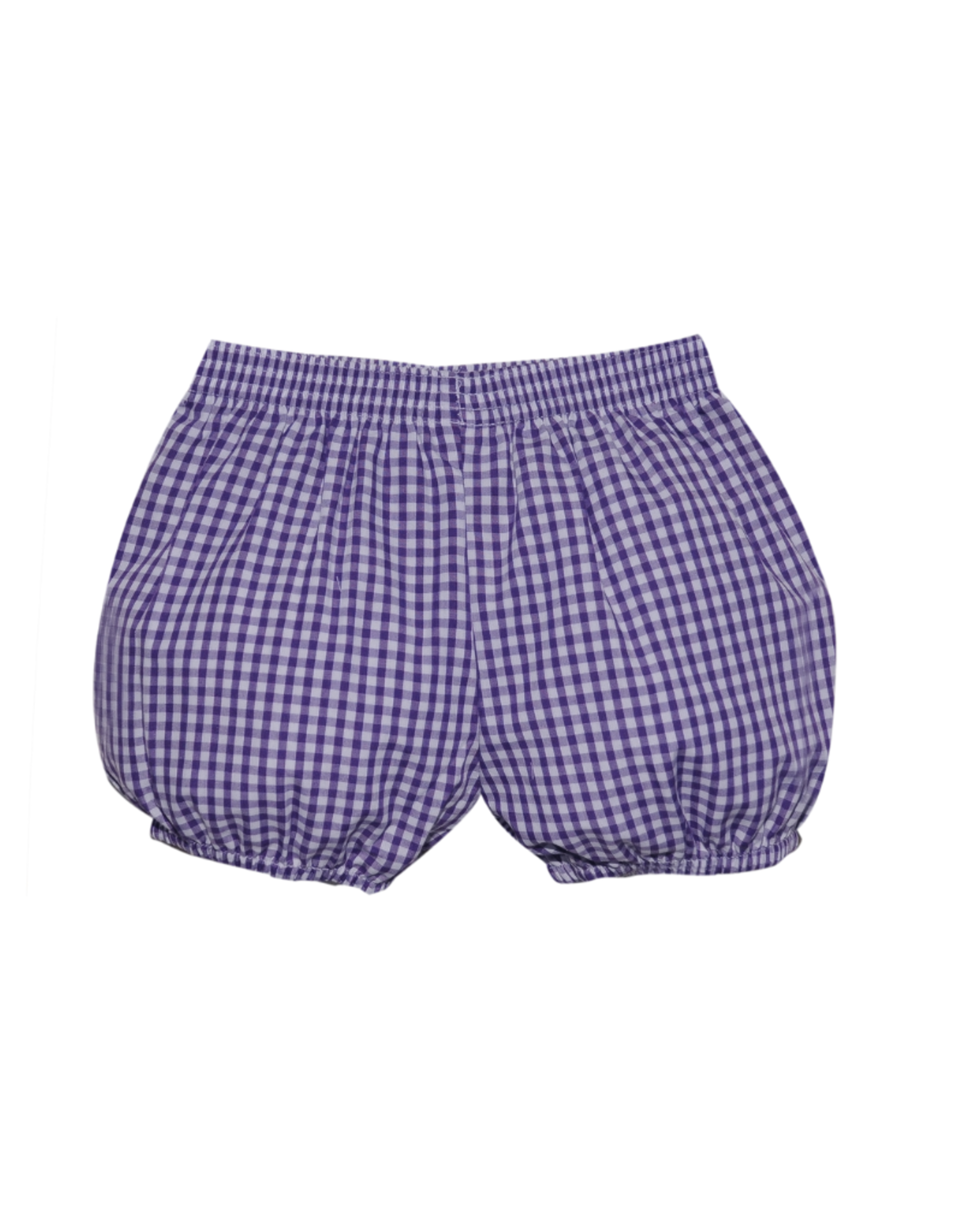 Southern Saturday Purple Gingham Bloomer Shorts