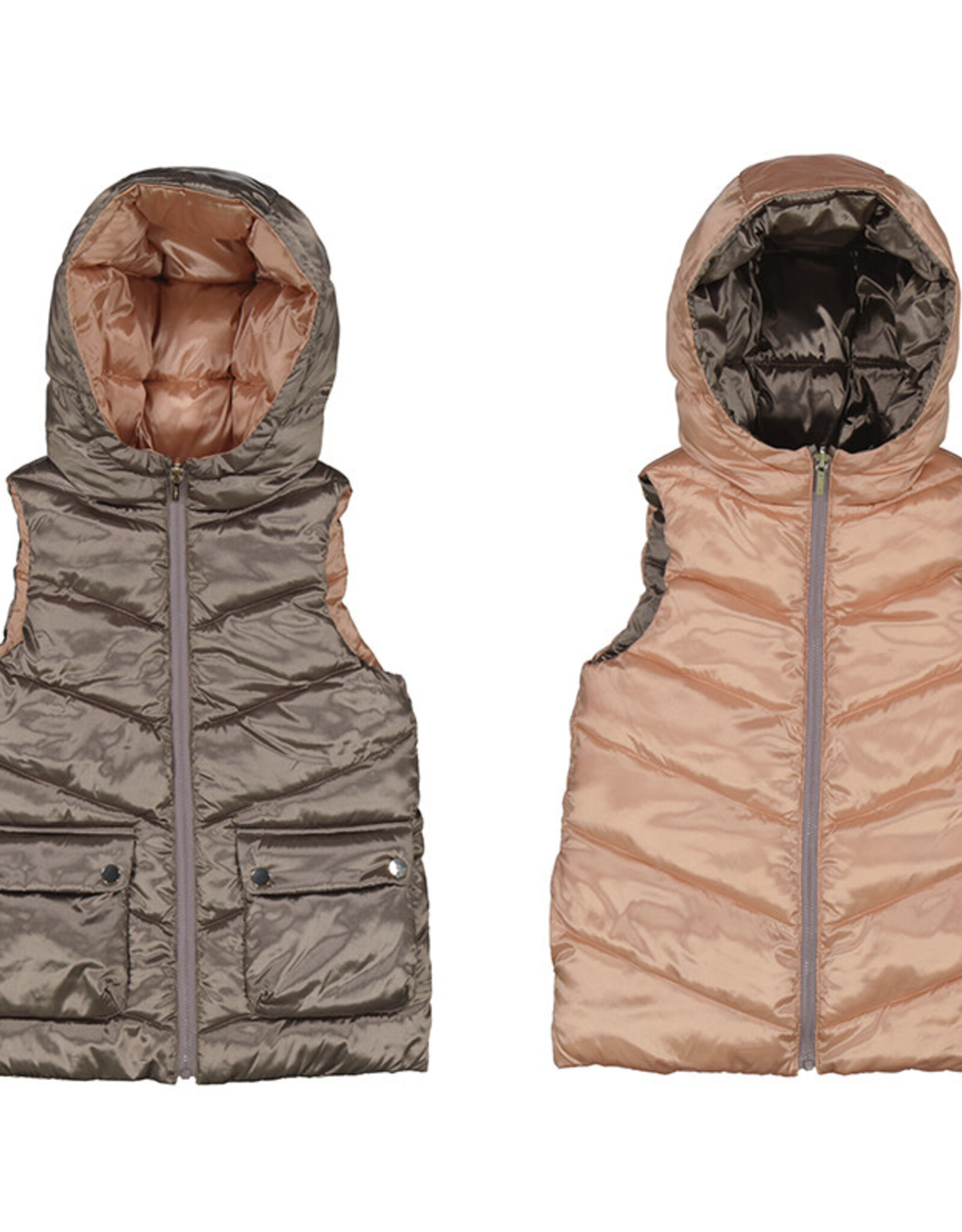 Mayoral 4316 Copper Reversible Padded Hooded Vest