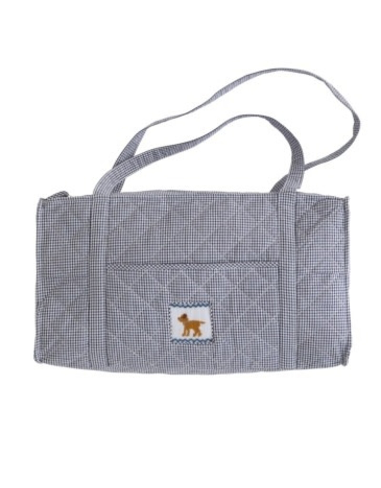 Little English Quilted Luggage - Navy Dog