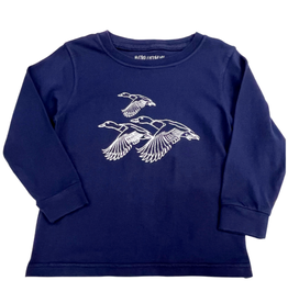 Mustard & ketchup LS Navy Tshirt with Ducks