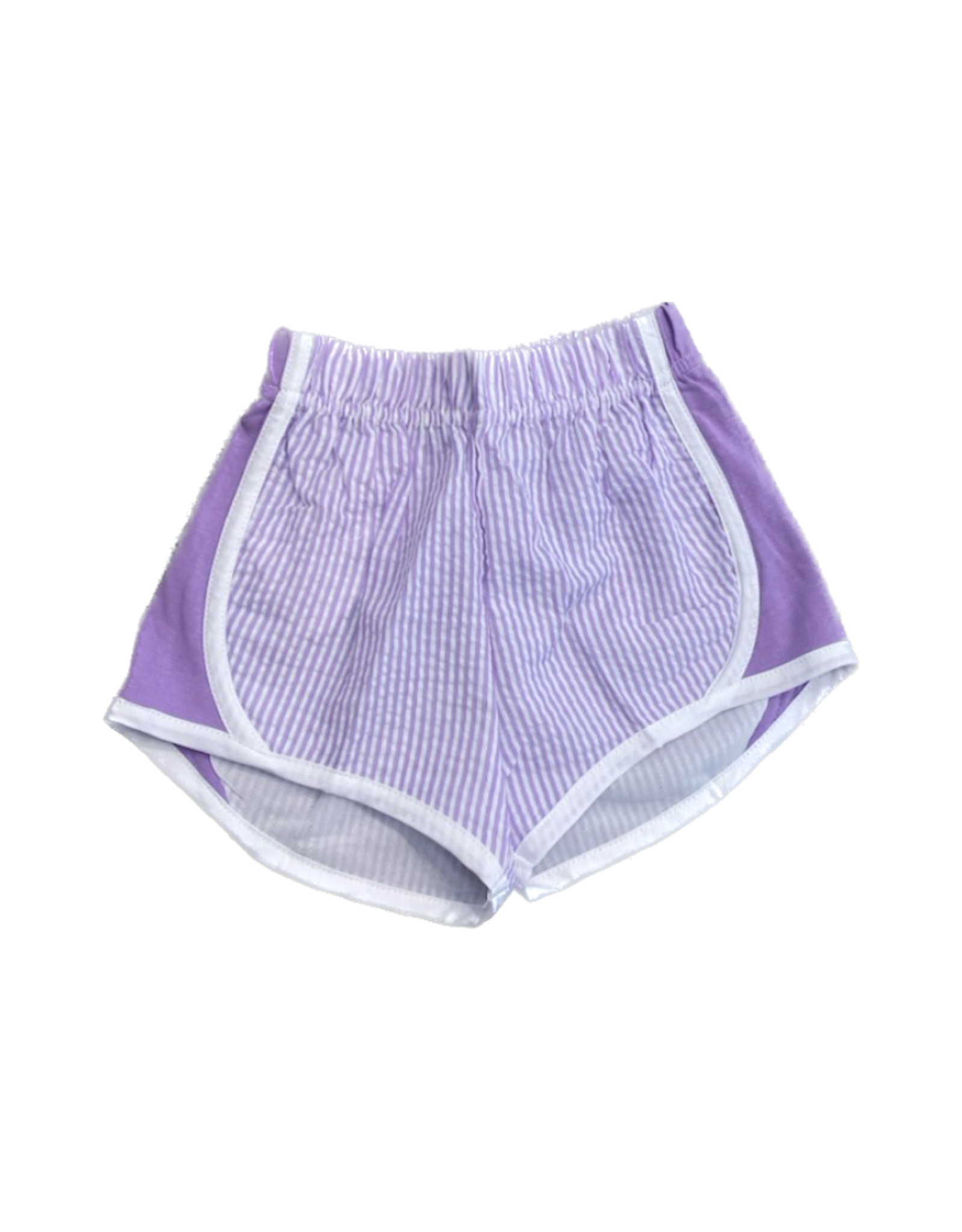 Lavender Seersucker Wind Shorts