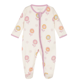 Kissy Kissy Pretty Blossoms Footie with Zipper