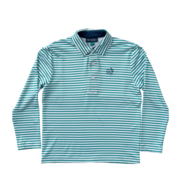 Prodoh LS Pro Performance Polo, Tennis Court Stripe