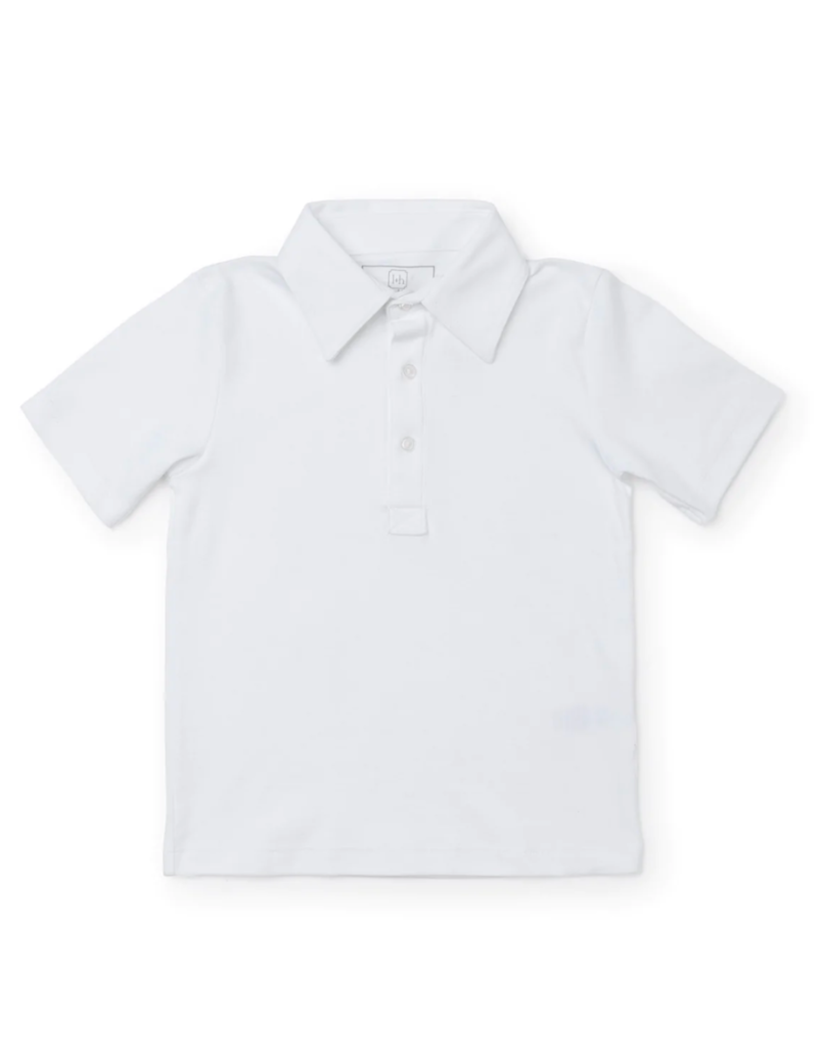 Lila + Hayes Griffin Polo Shirt White