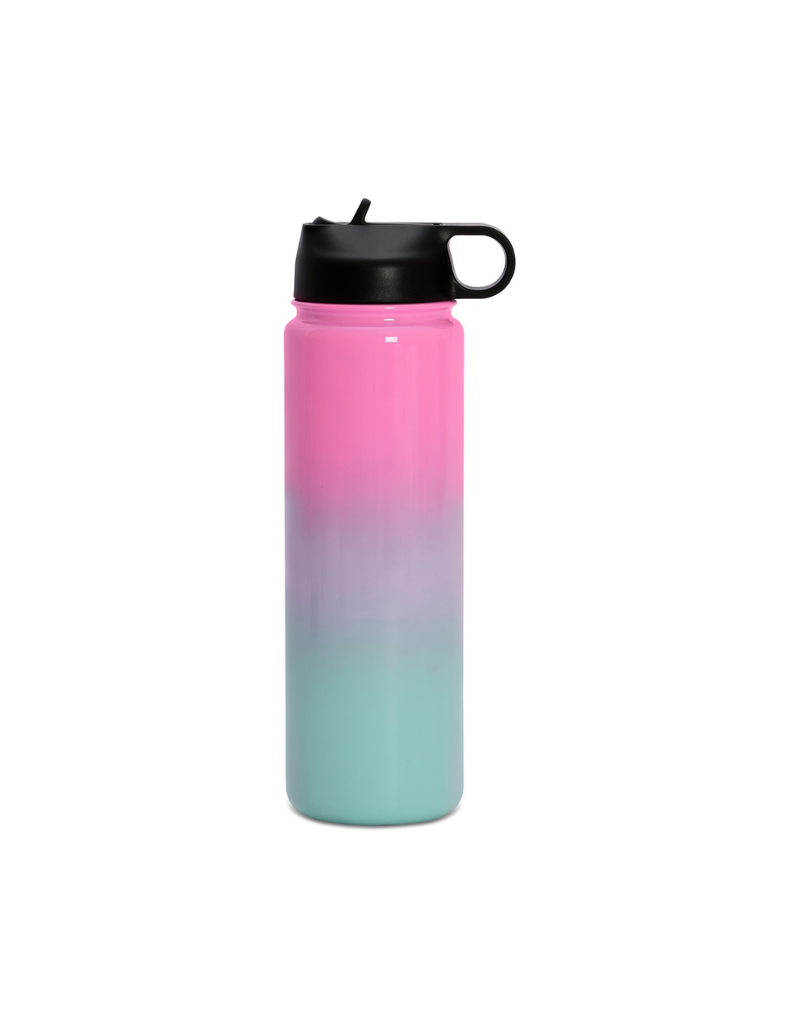 1100ml ombre plastic strawless water bottle - Lushluxurykids