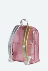 State Bags Kane Kids Mini Travel Backpack Pink/Silver Metallic