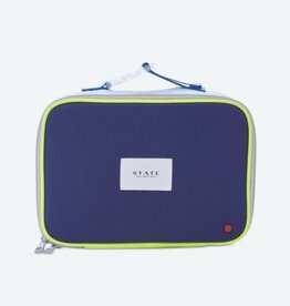 State Bags Rodgers Lunch Box Navy/Neon