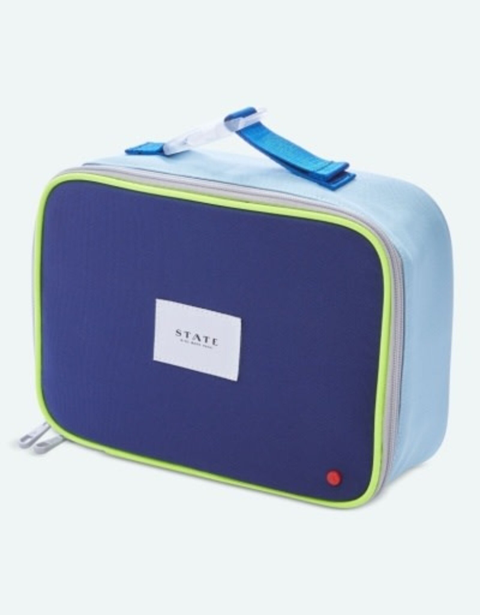 State Bags Rodgers Lunch Box Navy/Neon