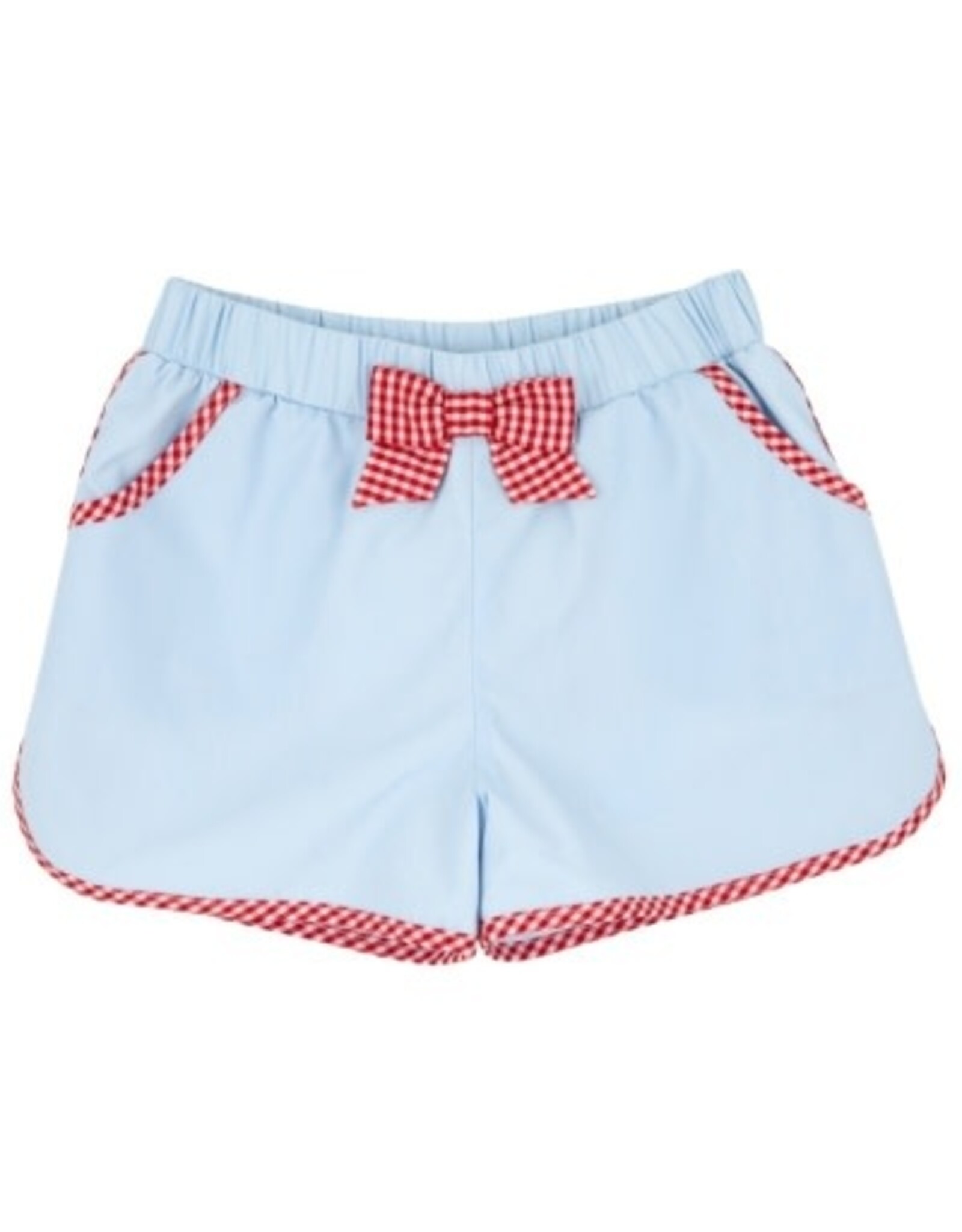 The Beaufort Bonnet Company Cheryl Shorts, Buckhead Blue and Richmond Red Mini Gingham