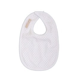 The Beaufort Bonnet Company Burp Me Bib Buckhead Blue Micro Dot