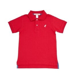 The Beaufort Bonnet Company Prim and Proper Polo SS, Richmond Red
