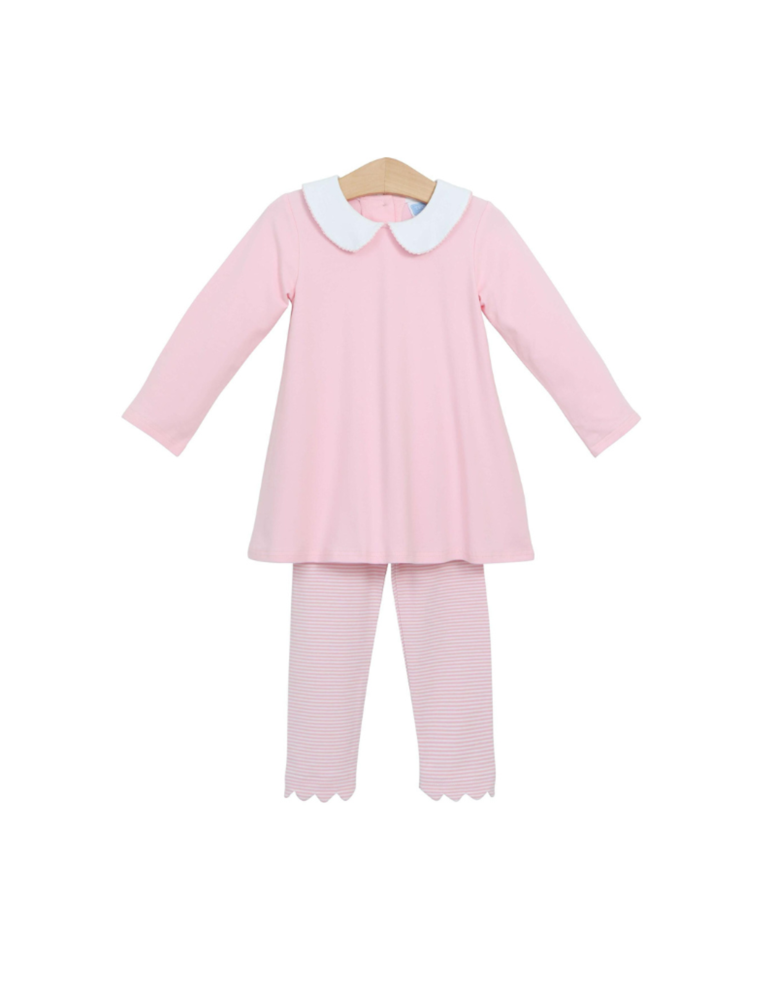 Trotter Street Kids Claire Long Sleeve Pants Set Light Pink