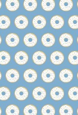 Lila + Hayes Jack Pajama Set Blue Donuts