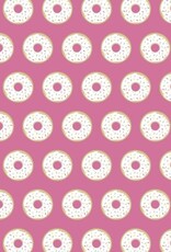 Lila + Hayes Alden Pajama Set, Pink Donuts