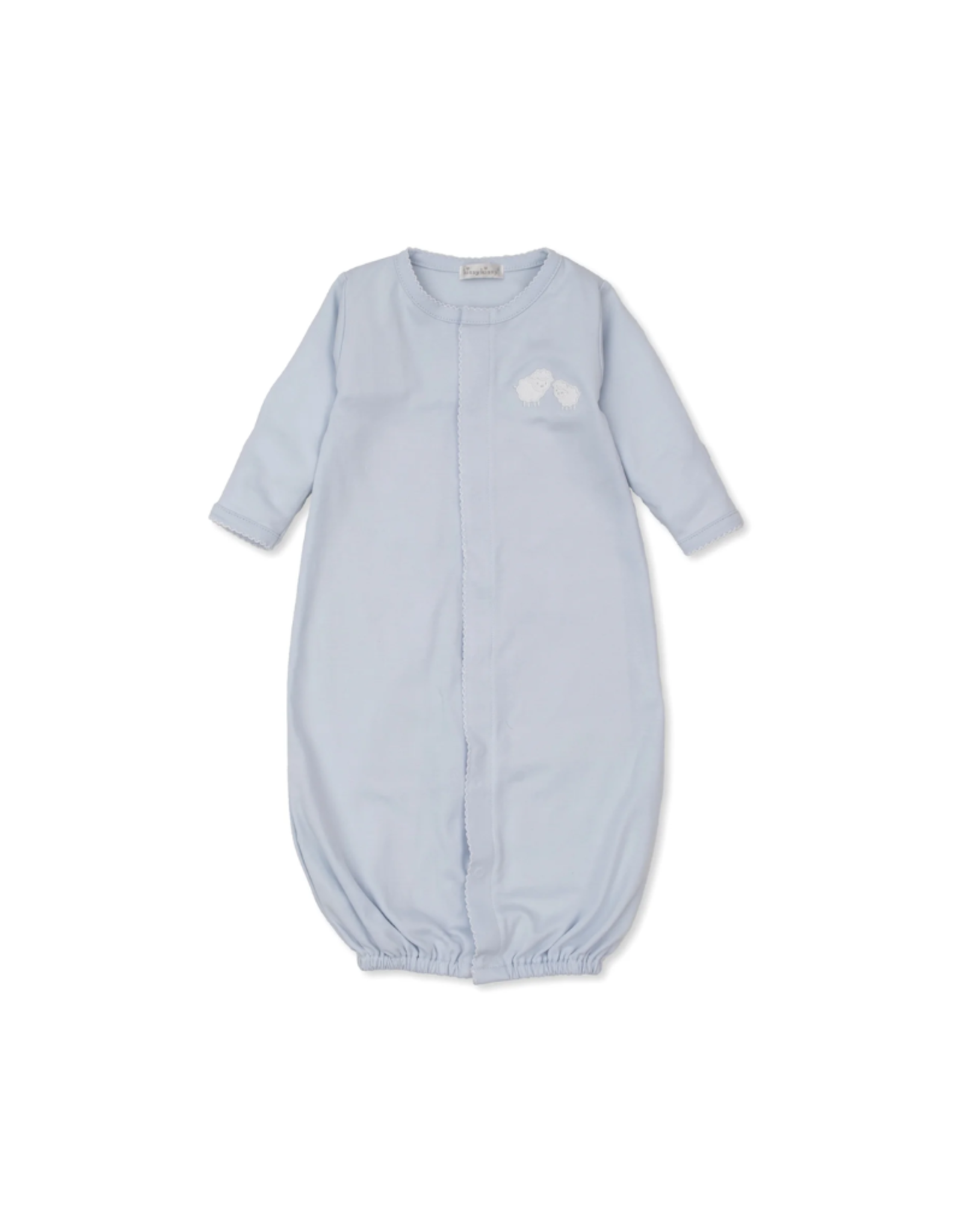 Kissy Kissy Light Blue Pique Sweetest Sheep Converter Gown