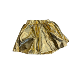 Belle Cher BC Gold Metallic Skort