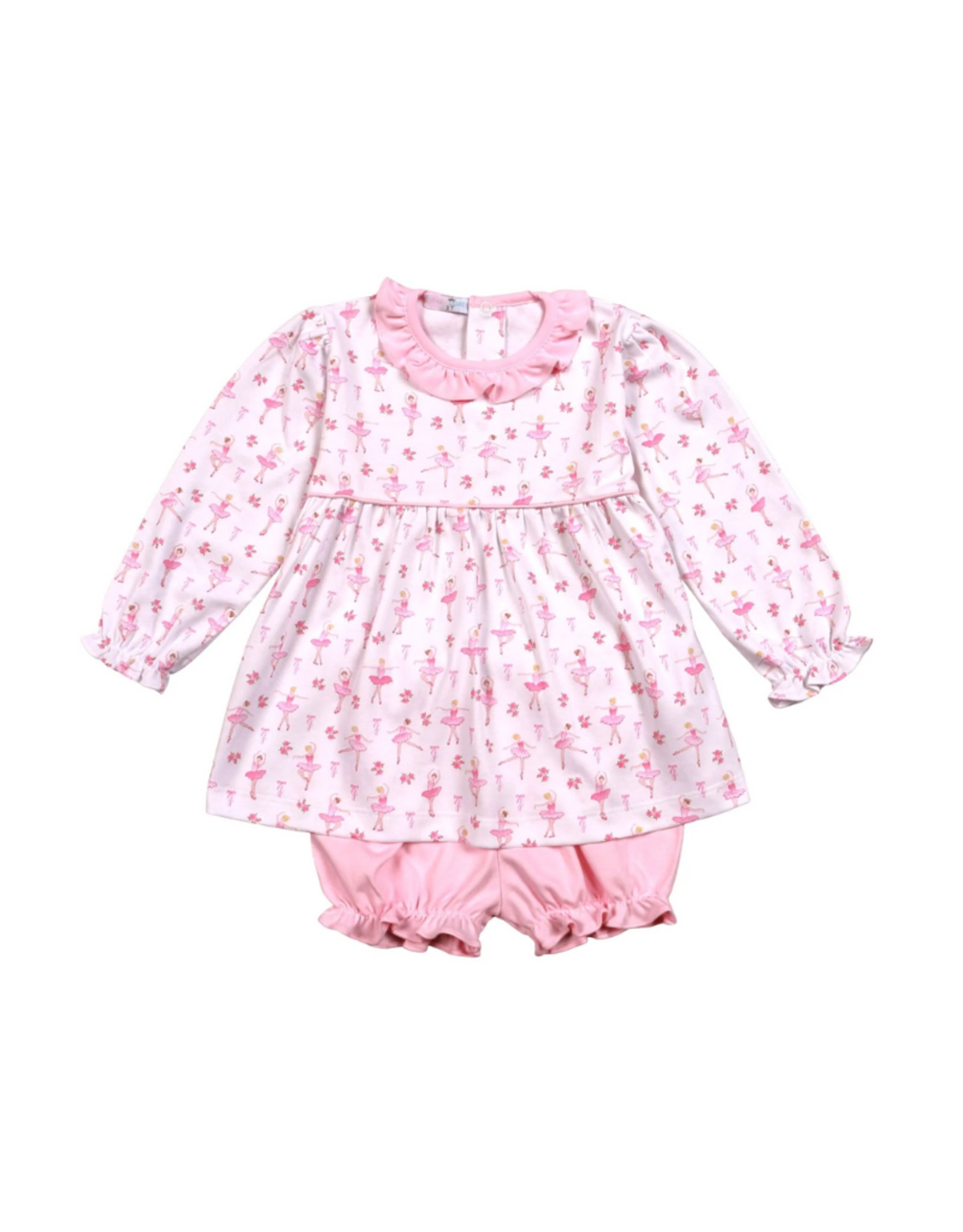 Baby Loren Ballet Dancers Pima Bloomer Set