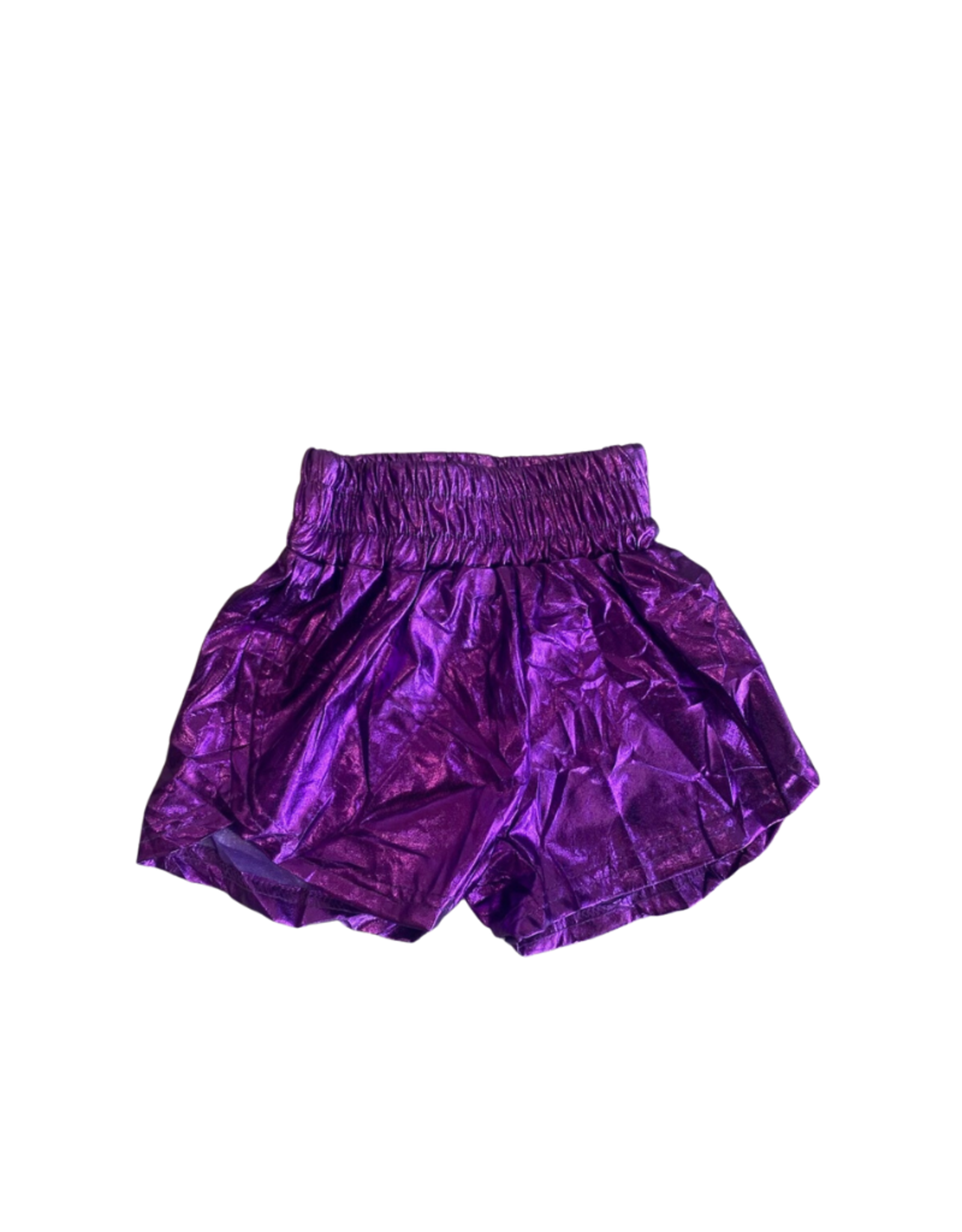 Belle Cher BC Purple Metallic Shorts