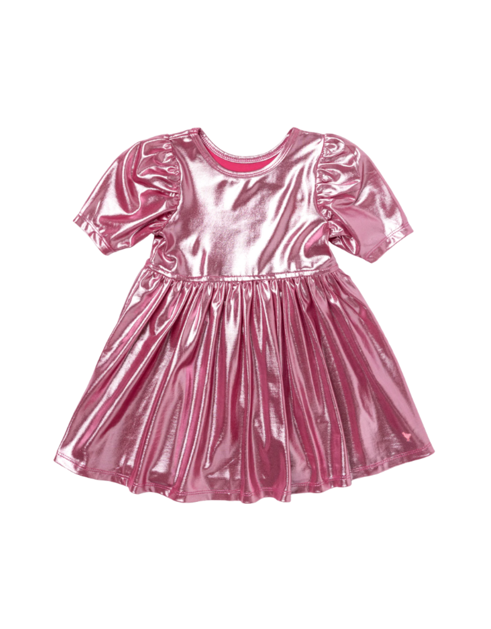 Pink Chicken Pink Lame Laurie Dress