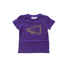 Blended Spirit Purple/Gold Megaphone SS Tee