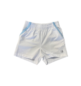 SET Nathan Short - White with Lt Blue