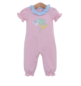 Trotter Street Kids Mouse Balloon Applique Ruffle Romper