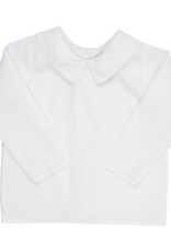 The Beaufort Bonnet Company Peter Pan Woven LS Shirt, Worth Ave White