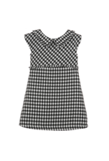 Gabby Adele Black Houndstooth Dress - 5