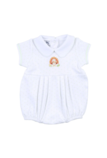 Magnolia Baby Giving Thanks Emb Collared S/S Boy Bubble