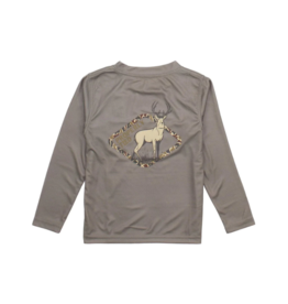 Properly Tied Performance Tee LS Whitetail Deer Tan