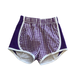 Blended Spirit Purple Check Windshorts